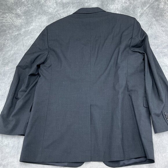 Jos A Bank Suit Men 46L/38Wx31L Gray Straight Leg Classic Career Wool 2pc - Picture 8 of 16